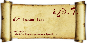 Ölbaum Tas névjegykártya